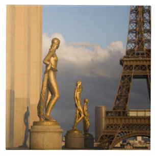 Eiffelturm vom Palais de Chaillot, Paris, Fliese