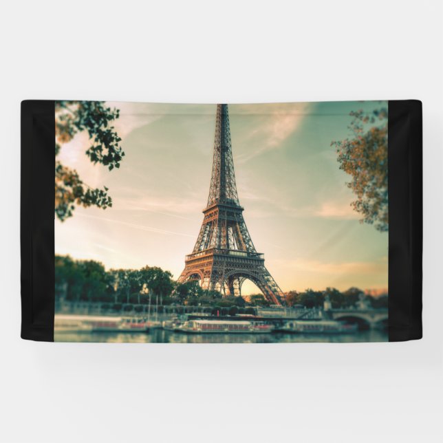 Eiffelturmwerfer Banner (Horizontal)