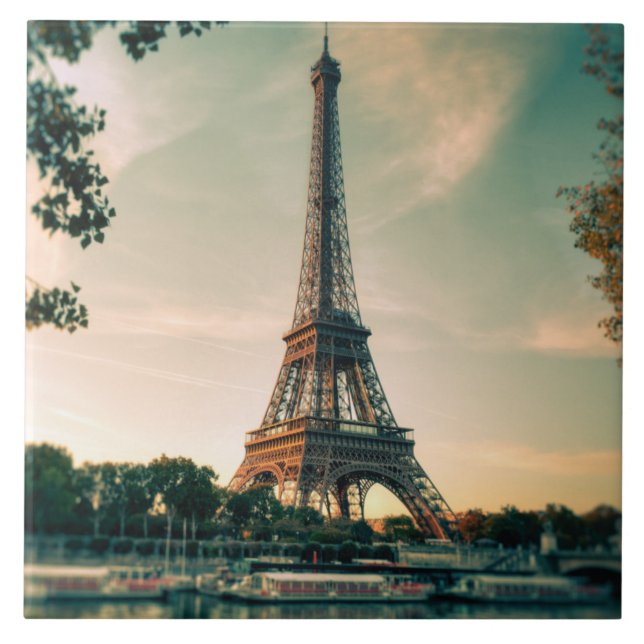 Eiffelturmwerfer Fliese (Vorderseite)