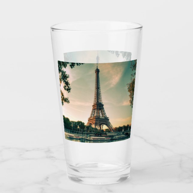 Eiffelturmwerfer Glas (Vorderseite)
