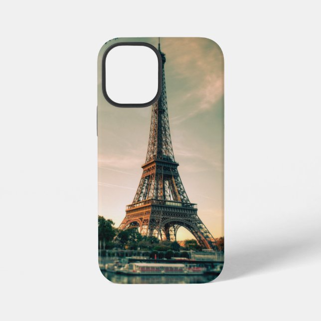 Eiffelturmwerfer iPhone 12 Mini Hülle (Rückseite)