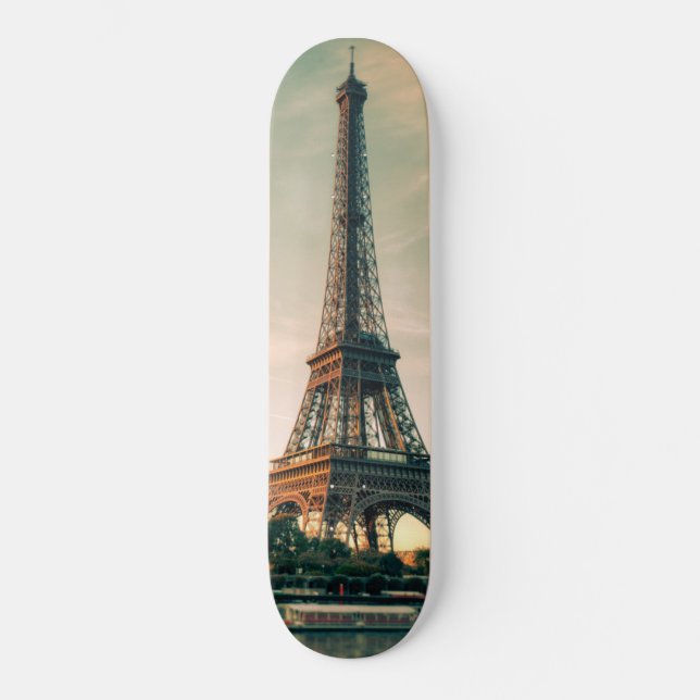 Eiffelturmwerfer Skateboard (Vorderseite)
