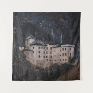 EIGE UND SCHWARZES KONKRETES HAUS WANDTEPPICH