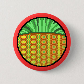 Eigenartige Ananas Button