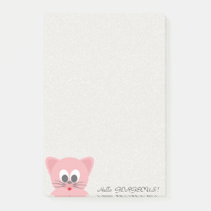Eigenartige Selt same Katze Glitzernd-Hallo Wunder Post-it Klebezettel