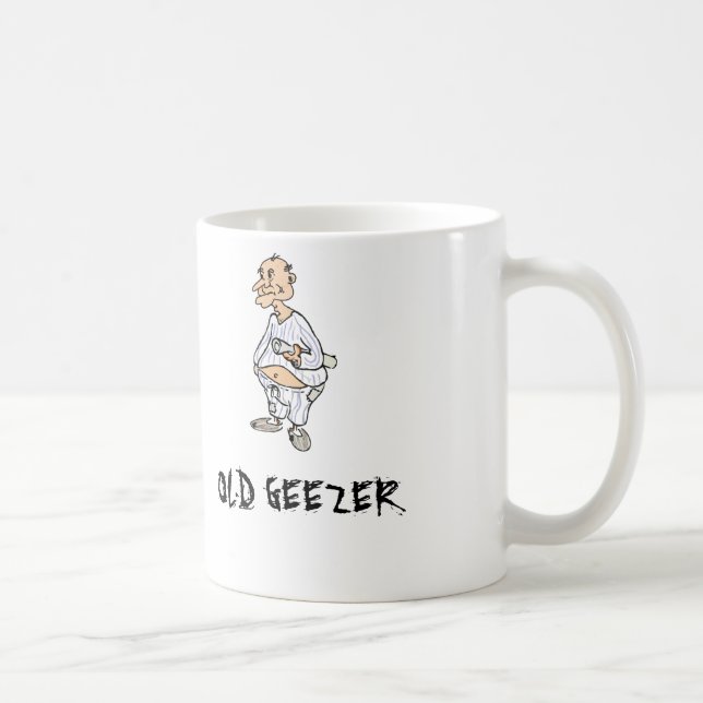 EIGENARTIGER ALTER MANN KAFFEETASSE (Rechts)