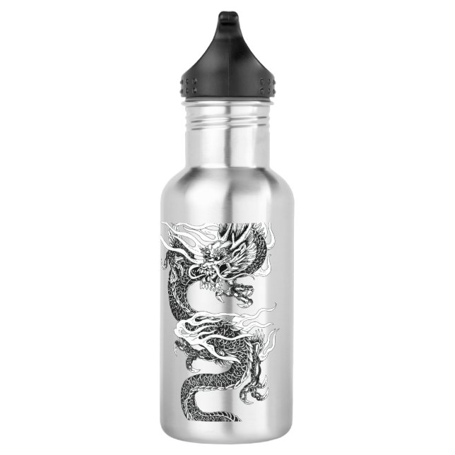 Eigenartigkeits-Drache Edelstahlflasche (Rechts)
