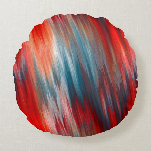 Eigenbrand Rundes Kissen (Vorderseite)