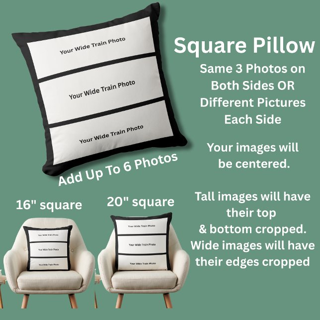 Eigene 6 6 große Foto auf Platz Kissen (Von Creator hochgeladen)
