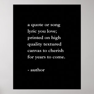 Eigene Angebotsausgabe Poster