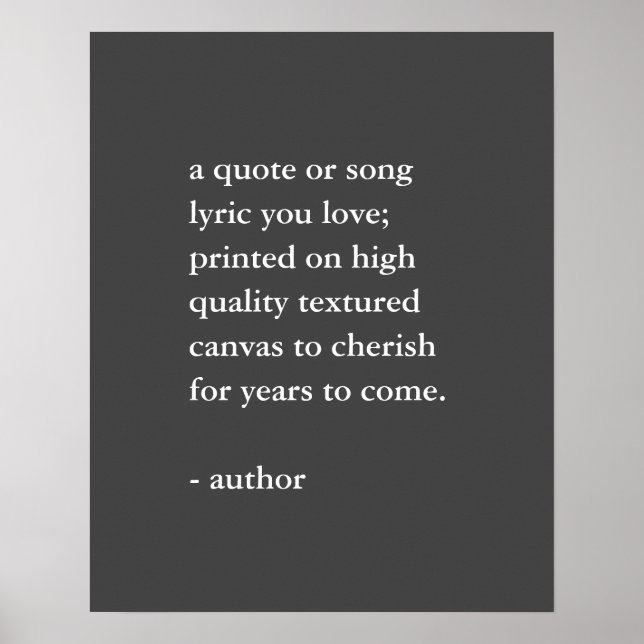 Eigene Angebotsausgabe Poster (Vorne)