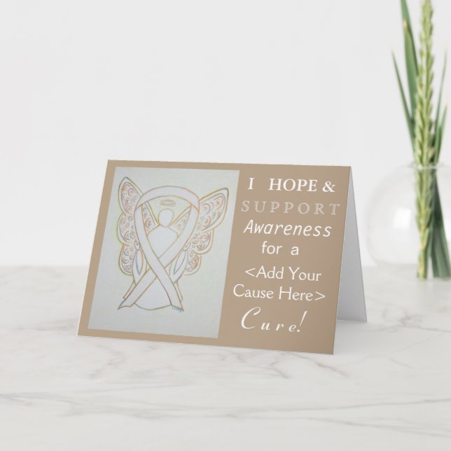 Eigene Angel Cards für das Weißbewusstsein Karte (Vorderseite)