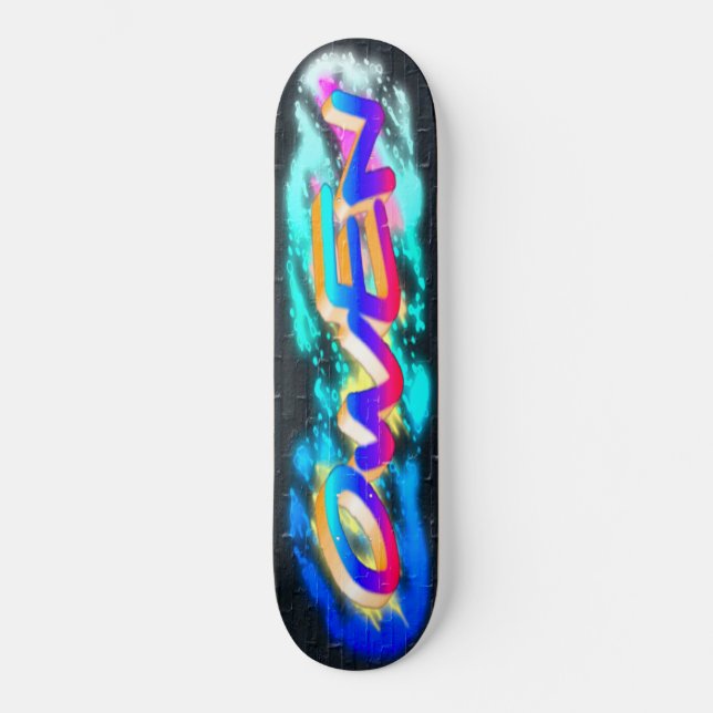 EIGENE angepasste Graffiti-Skateboard Skateboard (Vorderseite)