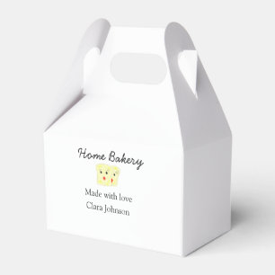 Eigene Bäckerei fügen Sie Ihren eigenen Textnamen  Geschenkschachtel