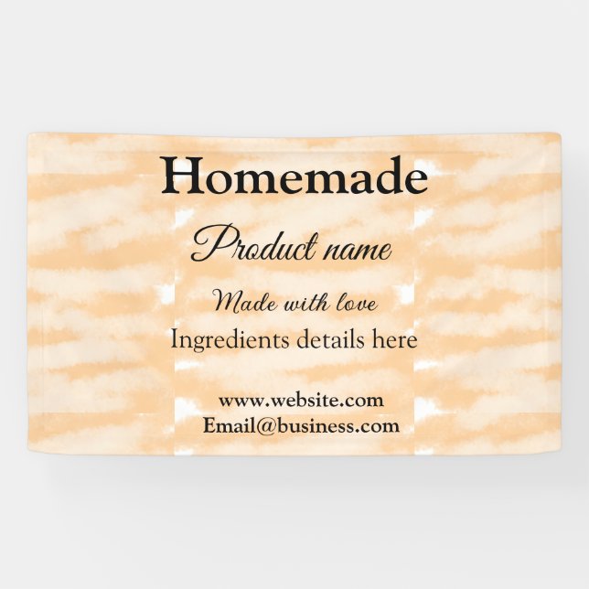 Eigene Bäckerei mit Liebe ergänzen die Website Banner (Horizontal)