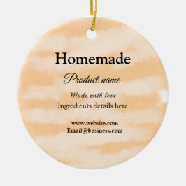 Eigene Bäckerei mit Liebe ergänzen die Website Keramik Ornament