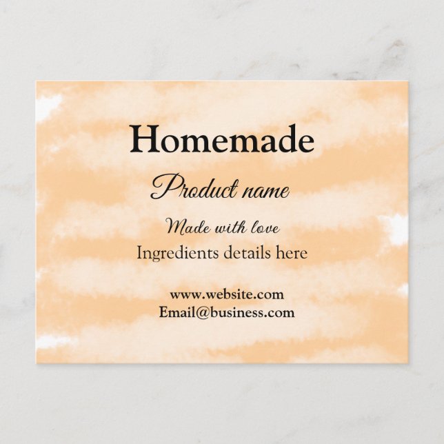 Eigene Bäckerei mit Liebe ergänzen die Website Postkarte (Vorderseite)