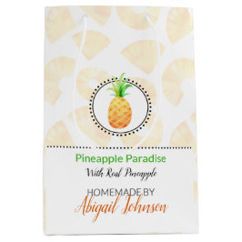 Eigene Bath-und Körperpackung | Ananas Mittlere Geschenktüte