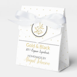 Eigene Bath-und Körperpackung | Gold und Schwarz Geschenkschachtel