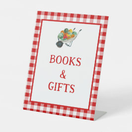 Eigene Bauern Marktbuch- und Geschenkzeichen Sockelschild