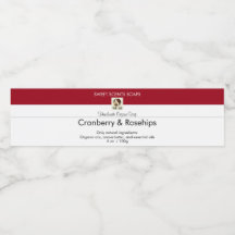 Eigene Beschriftung für das Logo "Red Soap Bar Fla