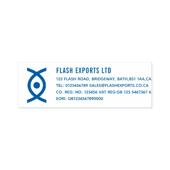 Eigene Briefmarke für Ihr Firmenlogo Permastempel (Design)