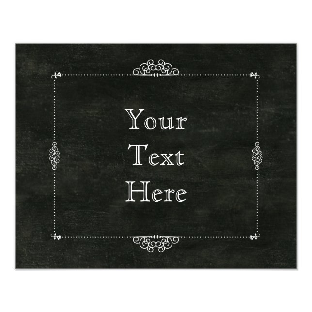 Eigene Chalkartondrucke Fotodruck (Vorne)