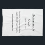 Eigene Donuts mit Liebe ergänzen Text-Website Geschirrtuch<br><div class="desc">Entwurf</div>