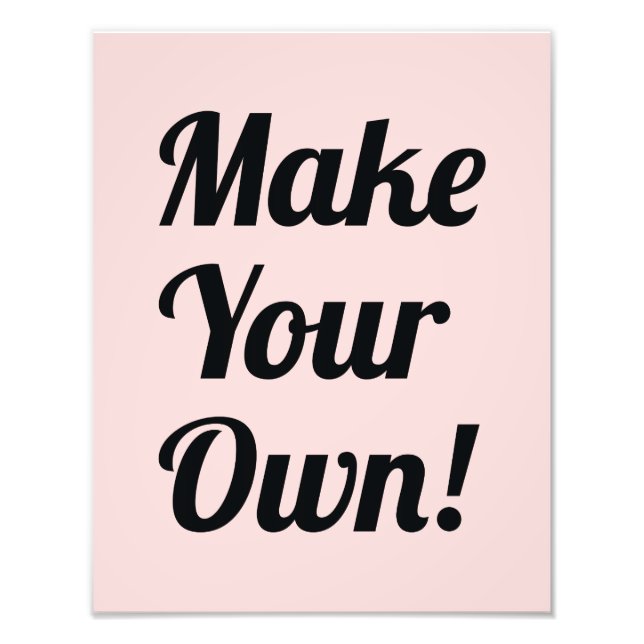 Eigene Druckausführung Fotodruck (Vorne)