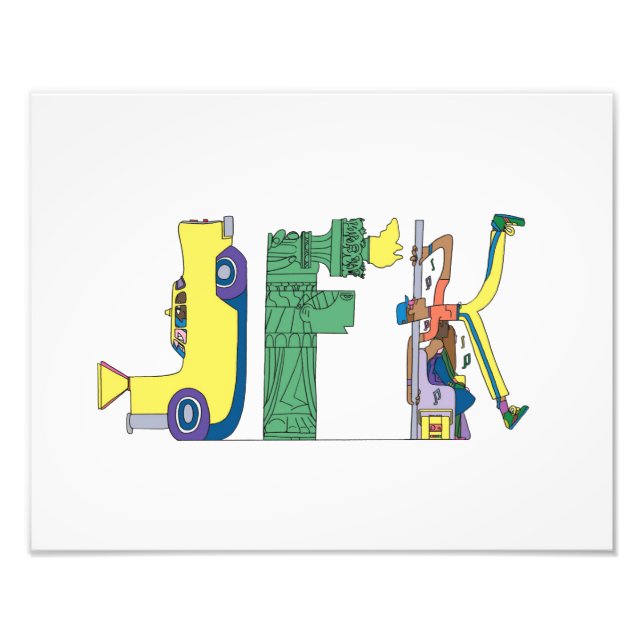 Eigene Drucken | NEW YORK, NY (JFK) Fotodruck (Vorne)