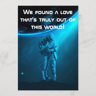 Eigene Einladung "Out of the world"