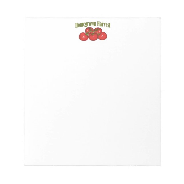 Eigene Ernte Notepad Notizblock (Vorderseite)