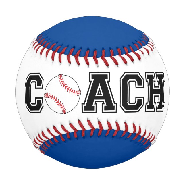 Eigene Farbe Baseballcoach Geschenkkugel / Keebake Baseball (Vorderseite)