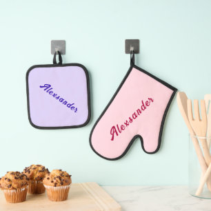 Eigene Farben und Personalisierte Geschenke für Sc Ofenhandschuh & Topflappen-Set