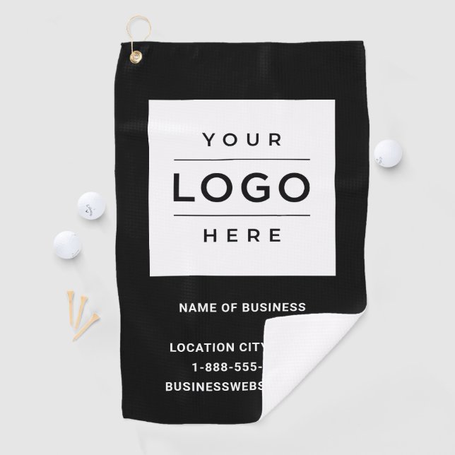 Eigene Firma für das Schwarze Unternehmen mit Logo Golfhandtuch (Insitu)