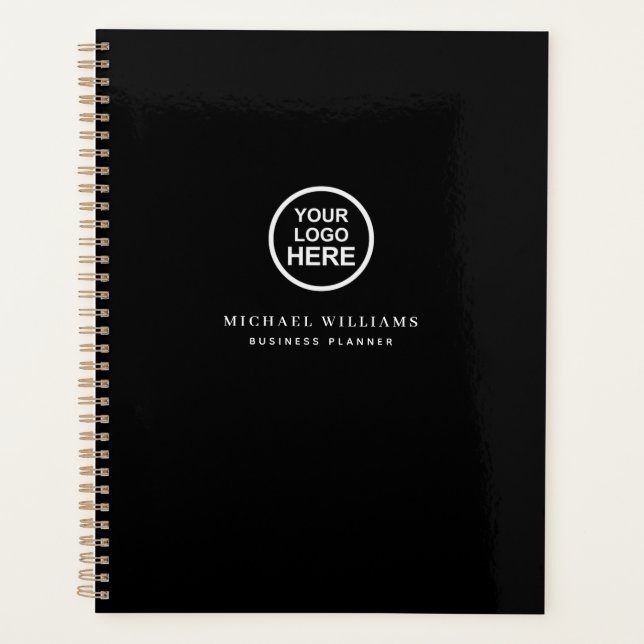 Eigene Firmenlogos für Geschäftspläne Planer (Vorderseite)