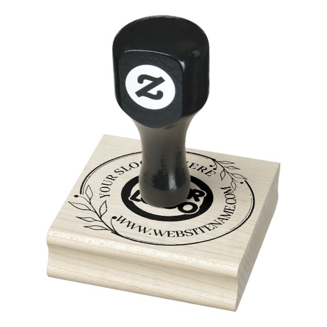 Eigene Firmenlogos für rustikale Gummi-Briefmarke Gummistempel (Stempel)