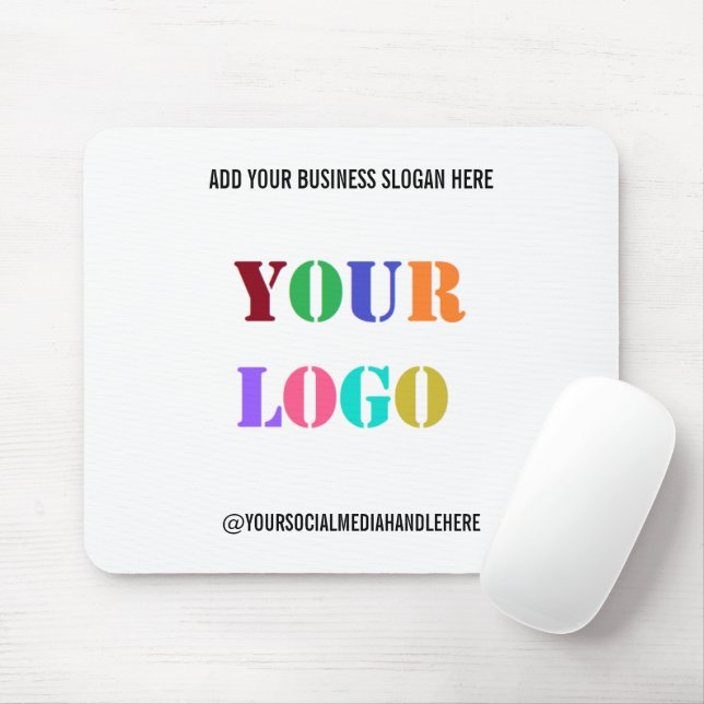 Eigene Firmenlogos Werbeaktion Social Media Name Mousepad (Mit Mouse)