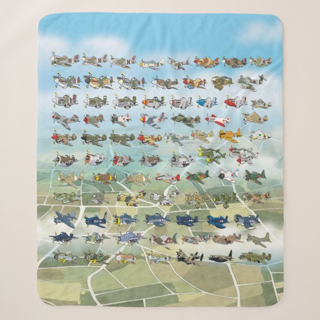 eigene Flugzeugkarikatur erstellen Sherpadecke (Vorderseite)