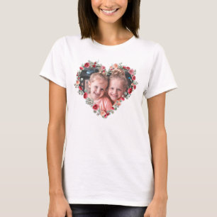 Eigene Fotos Glückwunsch Muttertag Niedliche Blume T-Shirt