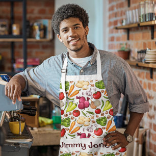 Eigene Gartenpflanze Schürze