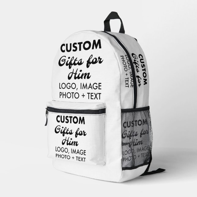 Eigene Geschenke für Männer Bedruckter Rucksack (Rückseitige Ecke Rechts)