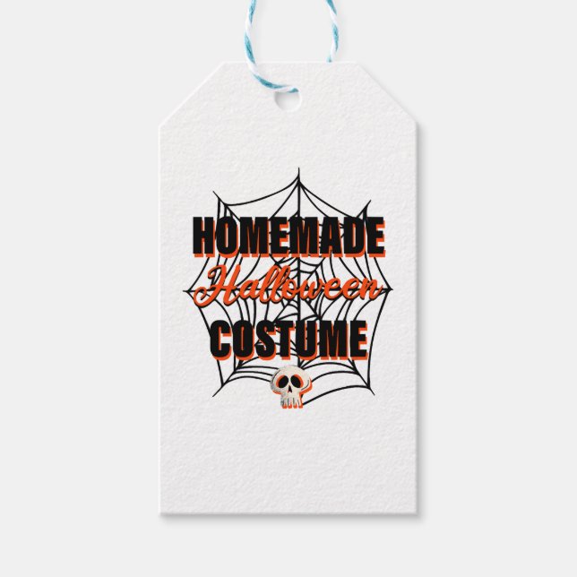 Eigene Halloween-Kostüme Geschenkanhänger (Vorderseite)