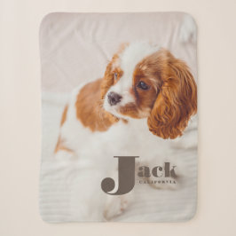 Eigene Hausname Typografie und Foto Sherpadecke