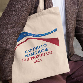 Eigene Kandidatur für den Präsidenten 2024 hinzufü Tragetasche