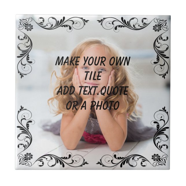 EIGENE KERAMIK FLIESE (Vorderseite)