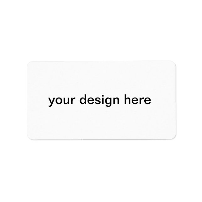 eigene Labels erstellen Adressaufkleber (Vorne)