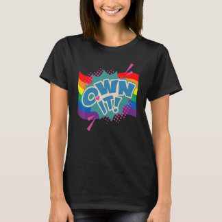 EIGENE LGBTQ Gay Rights Proud Pride Rainbow Flag T-Shirt