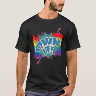 EIGENE LGBTQ Gay Rights Proud Pride Rainbow Flag T-Shirt