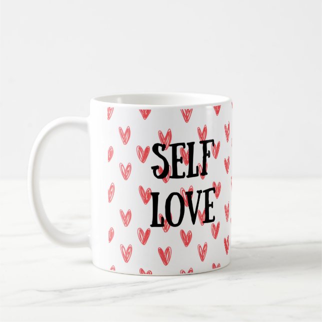 Eigene Liebe Maßgeschneiderte Tasse | Gestaltbare  (Links)